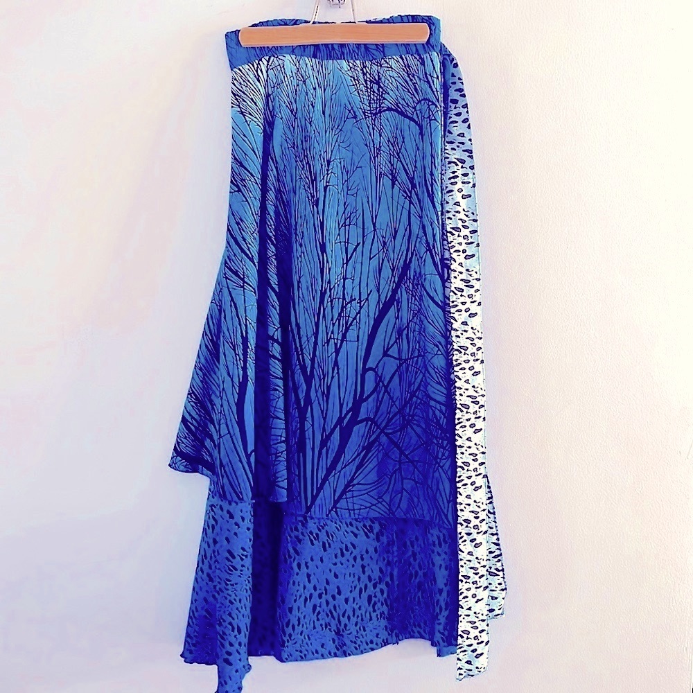 Iris Impressions Skirt - Blue